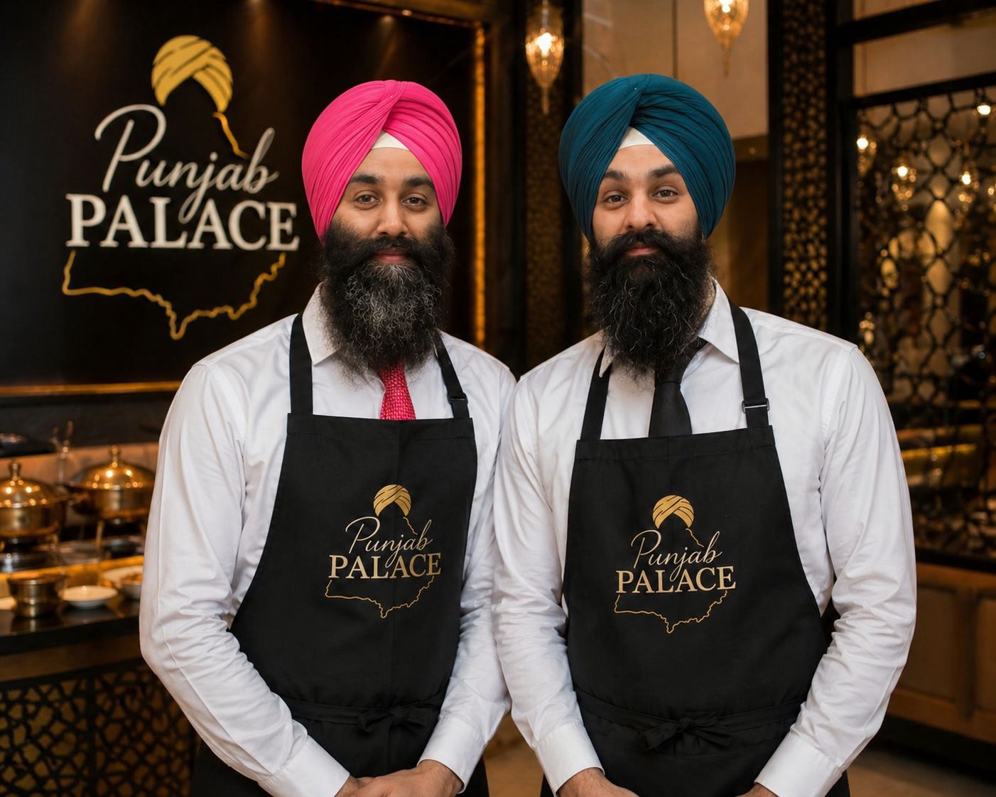 Ranjit et Jagjit, les frères fondateurs du Punjab Palace à Villepinte